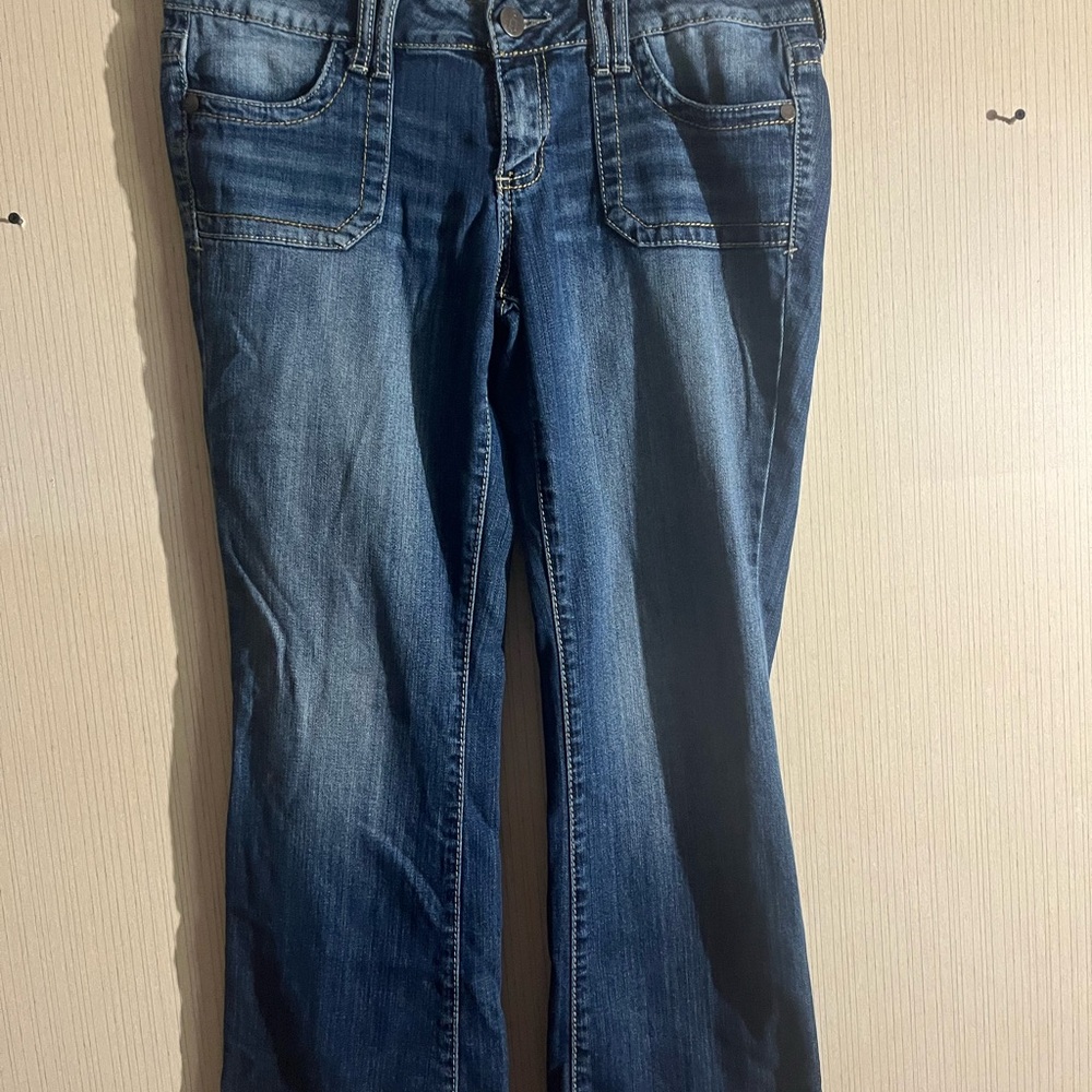 Decree Dark Blue Straight Leg Jeans